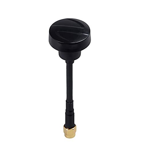 VERBANA 1 pc FPV Drone 5.8G 2.3Dbi RHCP FPV Antenna Drone SMA/RP-SMA TX RX mini Antenna Replacement for FPV Racing Drone Accessories Part (Color : SMA Short Black)