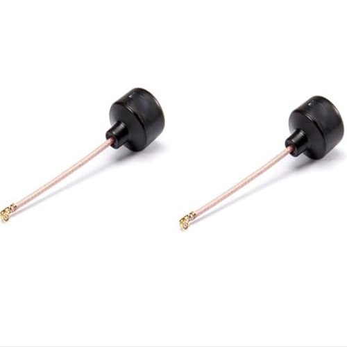 VERBANA 2 pcs Drone 2.5DBI Gain RHCP Antenna FPV SMA/RP-SMA/UHL/MMCX/MMCX-WJ Antenna Replacement Part for RC FPV Racing Freestyle Drone Accessories Part (Color : 2pcs UFL)