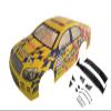 Novahobby 1/10 Scale RC Painted Precut Drift Racing Touring Onroad Car Body Shell Width 195mm with Wing Mirror Accessories (Crown) view 1