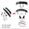 Novahobby 1/10 Scale RC Painted Precut Drift Racing Touring Onroad Car Body Shell Width 195mm with Wing Mirror Accessories (Crown) view 4