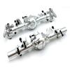 Racers Edge Silver Aluminum Axle Housing Set (Front & Rear) for CEN RCE1970S view 2