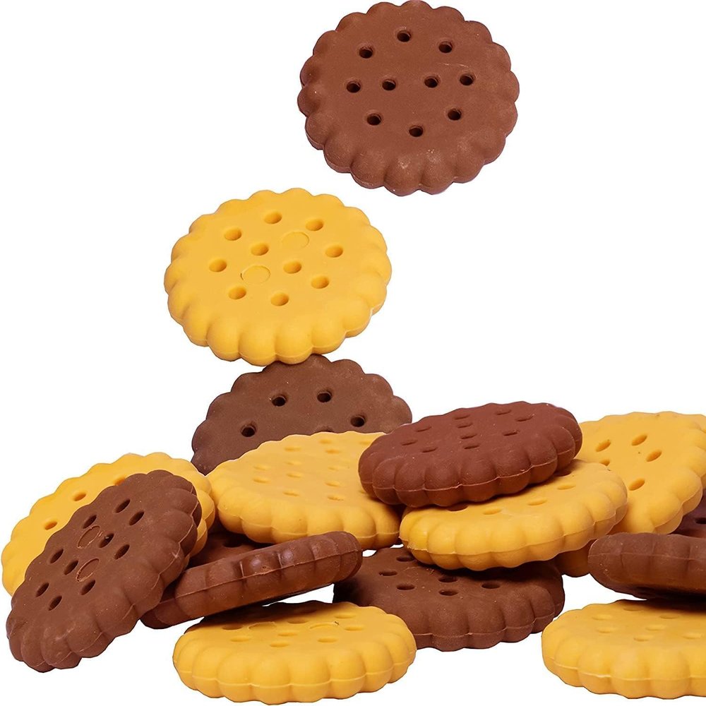 36 Pcs Kawaii Erasers for Kids Funy Eraser Cookie Erasers for Kid Bulk Student Gift (Mix Color)