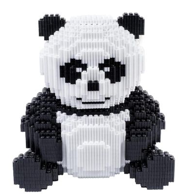 AHZILEl Animal Panda Blocks Building Set, 7822 Pcs Cute 3D Puzzle Mini Building Bricks Toy Kits, DlY Educational Particle Building Birthday Gift