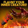 CREATURE COCKS Fire Demon Silicone Keychain for Beginners, Men, Women, & Couples. Fun and Cute Mini Fantasy Dong. Nickel-Free Metal and Premium Silicone. Flag Your Fetish. 1 Piece, Red and Black. view 4