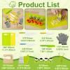 14Pcs Kids Cooking Kitchen Set Reusable Plastic Kids Cooking Cutter Set Toddler Kitchen Cutter Set for Kids Boys Girls (A) view 2