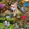 2 Pack Telescopic Butterfly Nets - Great for Catching Insects Bugs Fishing - Outdoor Toy for Kids Playing - Extendable from 6.8" to 34" and Anti Slip Grip view 3