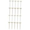 Vaguelly 20pcs Mini Wooden Hammers for Boys and Girls Safe and Natural Mallets for Cake Decorating and Educational Play Includes and Styles view 1