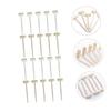 Vaguelly 20pcs Mini Wooden Hammers for Boys and Girls Safe and Natural Mallets for Cake Decorating and Educational Play Includes and Styles view 2