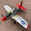 Super Large 56CM Realistic Fighter Jet, Old-Fashioned Fighter Jet, brushless Motor, RTF Ready, 2.4G Remote-Controlled 3D/6G Stunt Aircraft Full Body Lighting view 2