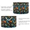 Abstract Butterfly Pattern Toys Storage Bin with Cotton Rope Large Capacity Clothes Storage Baskets Laundry Hamper Holiday Ornament Box Organizer for Bedroom Bathroom Nursery view 3