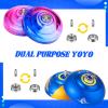 MAGICYOYO Responsive Yoyo for Kids Beginner, Professional Yo-yos 2 Pack, Dual Purpose Unresponsive Yo Yo N11 and Crystal Yo-yo K2 for Kids/Adults, Extra Storage Bag + 12 Strings + Bearing Kit view 4
