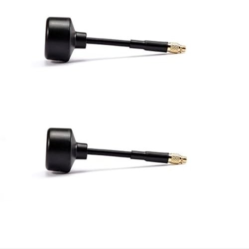 VERBANA 2 pcs Drone 2.5DBI Gain RHCP Antenna FPV SMA/RP-SMA/UHL/MMCX/MMCX-WJ Antenna Replacement Part for RC FPV Racing Freestyle Drone Accessories Part (Color : 2pcs MMCX)