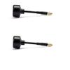 VERBANA 2 pcs Drone 2.5DBI Gain RHCP Antenna FPV SMA/RP-SMA/UHL/MMCX/MMCX-WJ Antenna Replacement Part for RC FPV Racing Freestyle Drone Accessories Part (Color : 2pcs MMCX) view 1