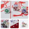 3Pcs Resin Food Dice for Chinese Gambling Games - Fish Prawn Shrimp Chicken Calabash Party Game Props view 2