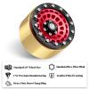 OGRC 1.9 Beadlock Wheel RC Crawler Wheels with Brass Ring 1.9" Wheels for Axial SCX10 TRX4 VS4-10 Gen8 MST CFX 1/10 RC Crawler Upgrade (Red) view 3