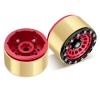 OGRC 1.9 Beadlock Wheel RC Crawler Wheels with Brass Ring 1.9" Wheels for Axial SCX10 TRX4 VS4-10 Gen8 MST CFX 1/10 RC Crawler Upgrade (Red) view 4