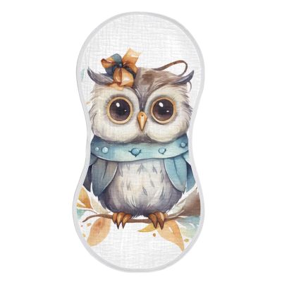 UMIRIKO Cute Owl Baby Burp Cloths for Boy Girl Cotton Baby Burping Cloth Soft Newborn Towel 1 Pack 202b1749