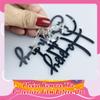10 PCS Black Happy Birthday Acrylic Cake Toppers Mirrored Side Cake Decorations Inserts 10 Styles view 3