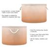 UMIRIKO Gradient Orange Toy Storage Bin for Kids Dog Toy Storage Basket Round Canvas Organizer Basket Toy Hamper Laundry Hamper view 3