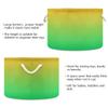 UMIRIKO Dark Goldenrod Gold Toy Storage Bin for Kids Dog Toy Storage Basket Round Canvas Organizer Basket Toy Hamper Laundry Hamper view 3