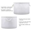 UMIRIKO Ghost White Toy Storage Bin for Kids Dog Toy Storage Basket Round Canvas Organizer Basket Toy Hamper Laundry Hamper view 3