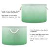 UMIRIKO Gradient Green 01 Toy Storage Bin for Kids Dog Toy Storage Basket Round Canvas Organizer Basket Toy Hamper Laundry Hamper view 3