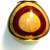 FICUS GIFT Egg Shape Brass & Wooden Kaleidoscope for Adult and Kids Vintage Look Kaleidoscope Handmade Kaleidoscope for Kids Friends Family Children, 4.5 inch view 1