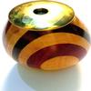 FICUS GIFT Egg Shape Brass & Wooden Kaleidoscope for Adult and Kids Vintage Look Kaleidoscope Handmade Kaleidoscope for Kids Friends Family Children, 4.5 inch view 2