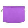 UMIRIKO Purple 01 Toy Storage Bin for Kids Dog Toy Storage Basket Round Canvas Organizer Basket Toy Hamper Laundry Hamper view 1