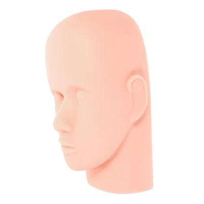 Mannequin Head Pink PVC Eyelash Extension Practice for Beginners