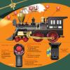 Train Set for Kids Remote Control Train Toys w/Steam Locomotive,Passenger Carriage & Luxury Tracks, Electric Trains w/Realistic Smoke,Sounds & Lights, Christmas Birthday Gift for Boys Girls 3 4 5 6 7 view 2