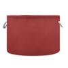 UMIRIKO Red Brown Toy Storage Bin for Kids Dog Toy Storage Basket Round Canvas Organizer Basket Toy Hamper Laundry Hamper view 1