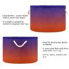 UMIRIKO Dark Blue Red 01 Toy Storage Bin for Kids Dog Toy Storage Basket Round Canvas Organizer Basket Toy Hamper Laundry Hamper view 3