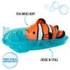 John Adams Zhu Zhu Pets | Zhu Zhu Aquarium Speedboat and Dock Playset | Electronic Pets | Ages 4+, Blue, 11547 view 4