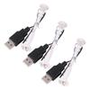 Toyvian 3pcs Miniature Street Lamp Post Led Glow Toy Component for Micro Landscape Decoration White Light Environment-Friendly Design for Model Scenery and Diorama view 1