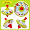 Beeqoo Fun Farm Spinning Top Tin Toy for Kids  Retro Classic Toys - Toddler Traditional Spin Tops - Metal Fidget Spinner for Kindergarten  Sensory Gyroscope - Novelty Present Party Favors view 3