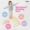 GROWGO Climbing Arch for Toddlers, Multiuse Montessori Climber, Toddler Rocker, Wooden Balance Board, Toy Storage, Easy to Assemble Play Gym - Detailed Guide Included, Perfect for Active Play view 4
