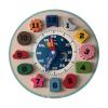 Shape Sorter Clock Puzzle Toys Geometry Learn Clock Teaching Clocks for Toddlers view 1
