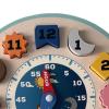 Shape Sorter Clock Puzzle Toys Geometry Learn Clock Teaching Clocks for Toddlers view 2