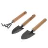 BESTonZON 3-Piece Camping Shovel Set Garden Tools Mini Shovel Trowel Rake Random Style view 1
