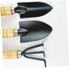 BESTonZON 3-Piece Camping Shovel Set Garden Tools Mini Shovel Trowel Rake Random Style view 2