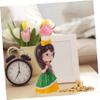 Abaodam Princess Piggy Bank for Girls Cute Bank Money Saving Jar for Boys and Girls Birthday Decorative Home Accent Encourages Saving Habits Dress Design view 2