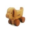 Wooden Toy Puppy Car - Personalised Toys Baby Push Car - Baby Boy Wooden Dog Toys - Wood Toy Dog On Wheels For Infant Boys - Pull Puppy Toy For Toddler - Push Car For Baby - Handmade Infant Toys Dog view 1