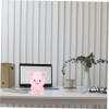 Abaodam Lovely Cartoon Pig Piggy Bank for Boys and Girls Vinyl Saving Pot Adorable Birthday for Boys and Girls Fun Household Money Pot for Savings view 2