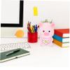 Abaodam Lovely Cartoon Pig Piggy Bank for Boys and Girls Vinyl Saving Pot Adorable Birthday for Boys and Girls Fun Household Money Pot for Savings view 3