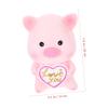 Abaodam Lovely Cartoon Pig Piggy Bank for Boys and Girls Vinyl Saving Pot Adorable Birthday for Boys and Girls Fun Household Money Pot for Savings view 4