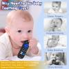 Teething Relief Teether Toys for Babies 3 6 9 12 Month Gifts, Silicone Sensory Remote Control Baby Chew Toy for Newborn Infant Autism Boy Girl Birthday Christmas, Pink & Black view 3