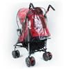 HAPINARY Universal Pushchair Stroller Pram Buggy Rainproof Cover Stroller Cover Protector Universal Fit Waterproof PVC Breathable Vents Easy to Use Hook Loop Tapes view 3