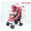 HAPINARY Universal Pushchair Stroller Pram Buggy Rainproof Cover Stroller Cover Protector Universal Fit Waterproof PVC Breathable Vents Easy to Use Hook Loop Tapes view 4