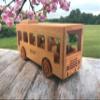 Personalized Wooden Toy Bus For Toddlers, Customized Wooden School Bus Toy, Montessori Toys For 1 Year Old, Baby Bus, Push Cars On The Wheels Toys, School Bus Toys For Toddlers 1-3, Wooden Toy Cars view 2